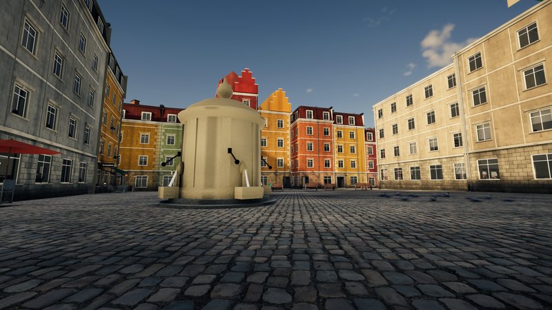 Stortorget in Gamla stan in the game