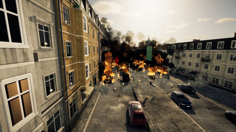 A cluster strike on Hantverkargatan